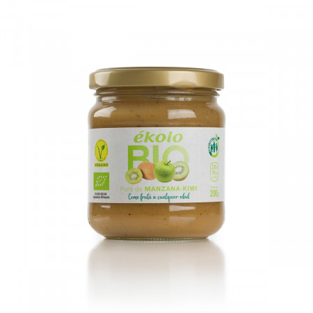 Puré de Manzana y Kiwi ecológicos