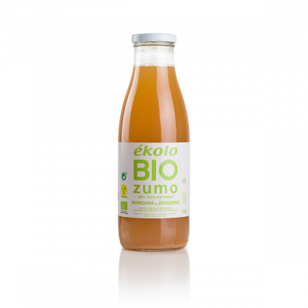 Zumo de MANZANA-JENGIBRE Ecológico 100% exprimido