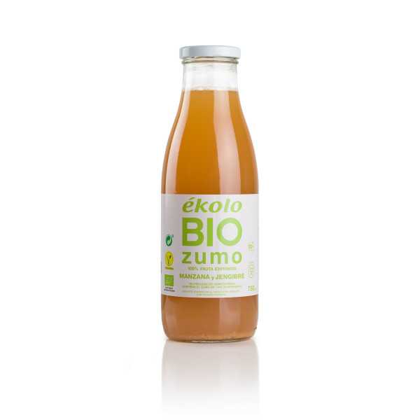 Zumo de MANZANA-JENGIBRE Ecológico 100% exprimido Zumo de MANZANA-JENGIBRE Ecológico 100% exprimido