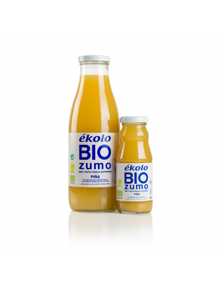 Zumo de PIÑA Ecológico, 100% exprimido